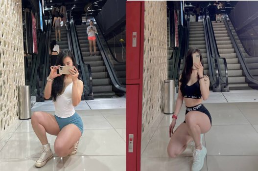 Cùng em gymer chung phòng tập chịch lén