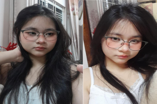 Em nữ sinh mới trưởng thành bím chưa lông