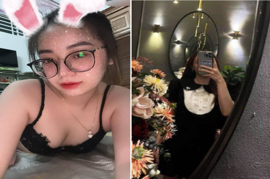Hút bóng cười bị nện sướng run người