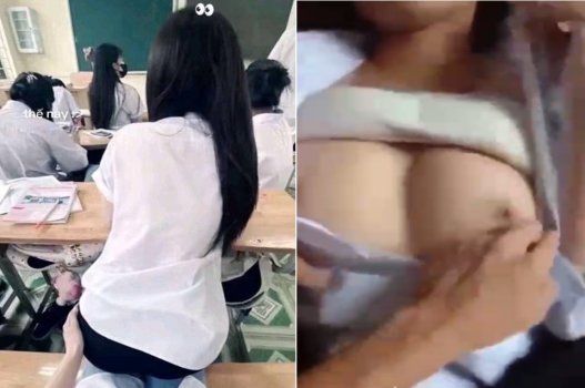 Sex em nữ sinh với thân hình nhiều nước