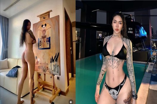 Thủy Tạ some với chàng trai cu khủng