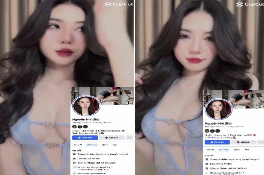 Tiktoker Nguyễn Nhi trắng trẻo lộ clip nóng